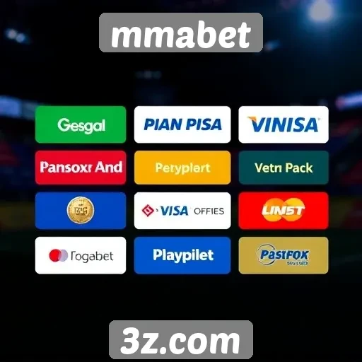 Opções de pagamento disponíveis no mmabet